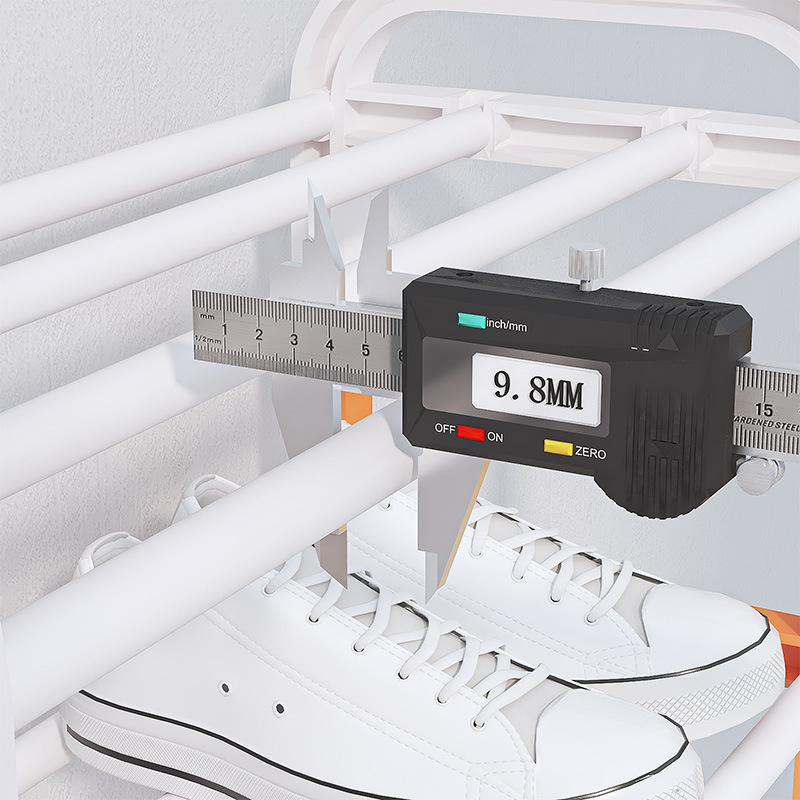 Regal za cipele u I-oblika, 5 slojeva, DIY montaža, materijal: plastika i željezo, moderni minimalistički stil, marka Yale