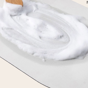 Μπάνιο πατάκι από διατονικό πηλό – Panda καρτούν σχέδιο, οβάλ σχήμα, αντιολισθητικό