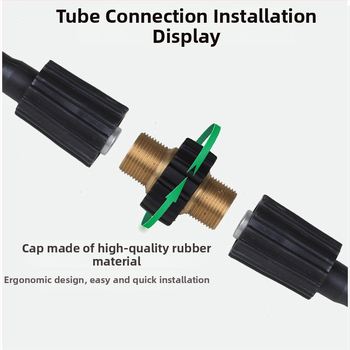 Πιστόλι υψηλής πίεσης για πλύσιμο αυτοκινήτων με μπρούτζινο προσαρμογέα-σύνδεσμο M22x1.5 και επέκταση