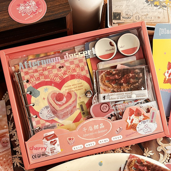 Σετ planner με ρετρό στυλ σε κουτί δώρου για παιδιά – Δώρο γενεθλίων, για εκπαιδευτικά μαθήματα και για τελετές αποφοίτησης