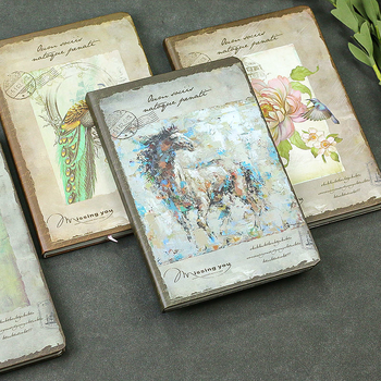 Shimilu Dnevnik — Nostalgija retro stil, Papirni omot, Šivano uvezivanje