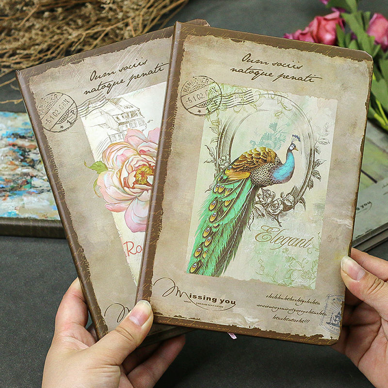 Shimilu Dnevnik — Nostalgija retro stil, Papirni omot, Šivano uvezivanje