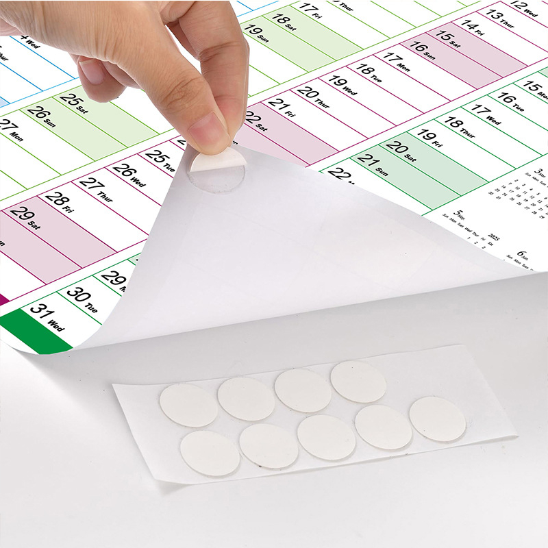 Ημερολόγιο γραφείου 2025, σπειροδεμένο, χαρτί, ιαπωνικό στυλ, εκτύπωση λογότυπου, προσαρμογή με πρότυπα σχεδίου και προεπισκόπηση