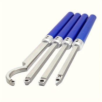 Стругарски инструмент за дърво с карбидна режеща глава, стоманена пръчка и алуминиева дръжка