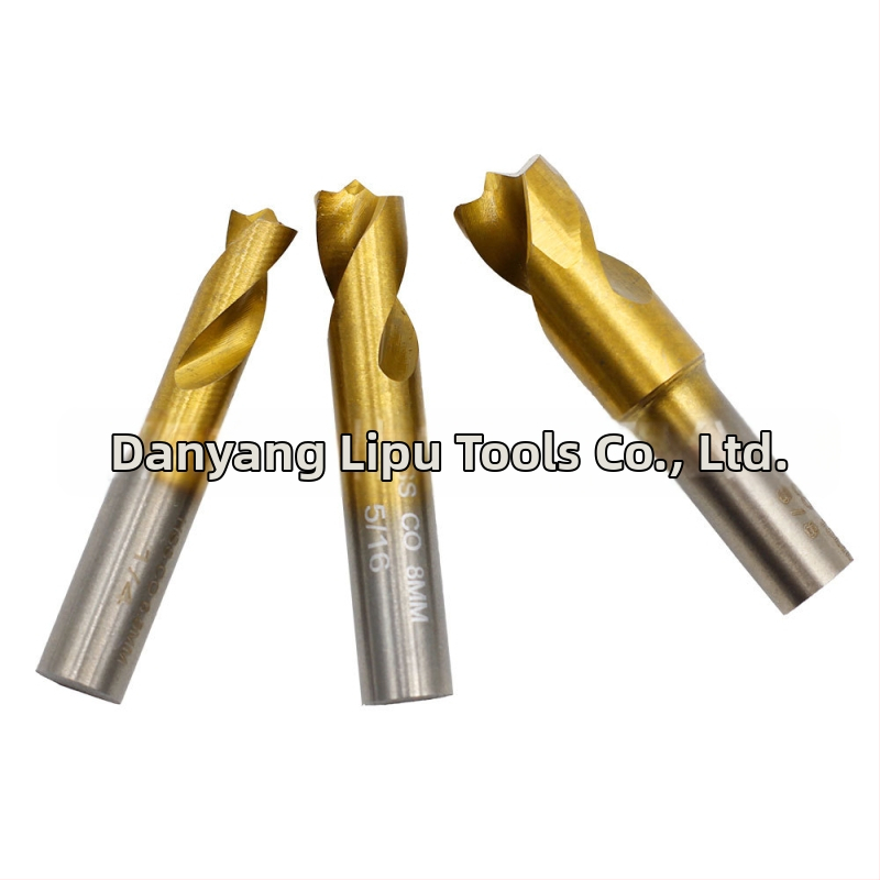 Liberty Дриль бит за точково заваряване с титаново покритие върху високоскоростна стомана, с прав штифт, съдържа кобалт – за премахване на заваръчни точки по автомобилна ламарина