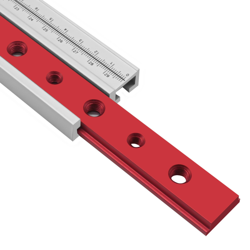 Алуминиев сплав Т-слотов водач за дърводелство – универсален жлеб 30/45, комплект 1 бр., за работна маса, домашна употреба