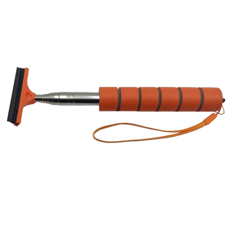 Телескопична чистачка за задно огледало на автомобил, 180° обхват, неръждаема стомана, модел 100