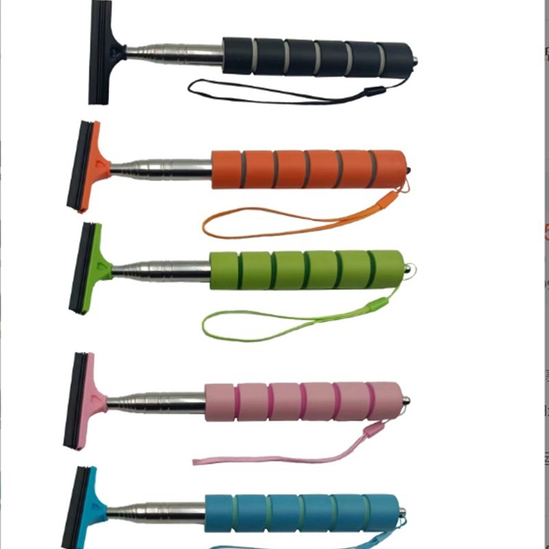 Телескопична чистачка за задно огледало на автомобил, 180° обхват, неръждаема стомана, модел 100