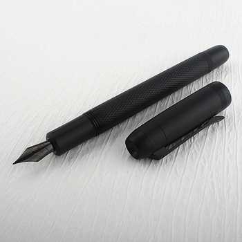 Jinhao 92 Metalinis parašų rašiklis, Nerūdijančio plieno nib, Be anglies tintos