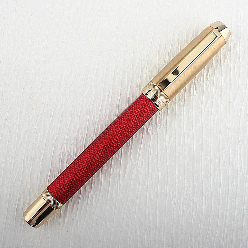 Jinhao 92 Metalinis parašų rašiklis, Nerūdijančio plieno nib, Be anglies tintos