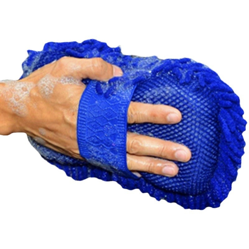 Mikrofibēras chenille automašīnu mazgāšanas sūklis, veids – kokvilnas mazgāšanas sūklis automašīnām, apstrāde un pielāgošana pieejama