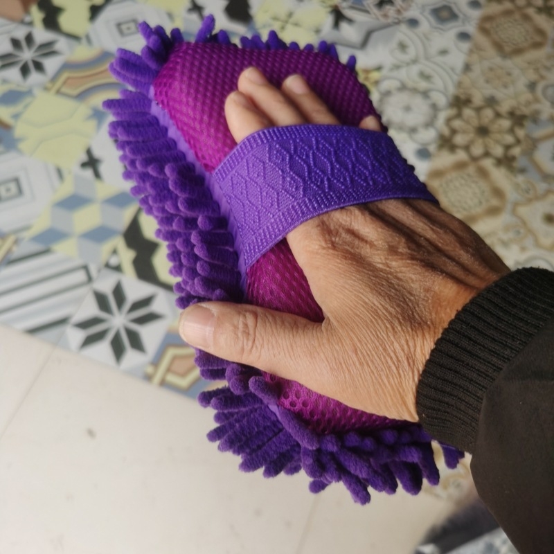 Mikrofibēras chenille automašīnu mazgāšanas sūklis, veids – kokvilnas mazgāšanas sūklis automašīnām, apstrāde un pielāgošana pieejama