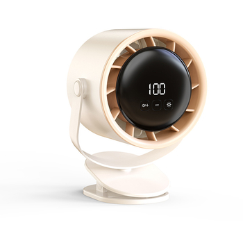 Ανεμιστήρας με σφιγκτήρα χωρίς λεπίδες, με κινητήρα χωρίς ψήκτρες, ενσωματωμένη μπαταρία λιθίου 2000–4000 mAh, έλεγχος ανέμου με 100 ταχύτητες, θύρα USB