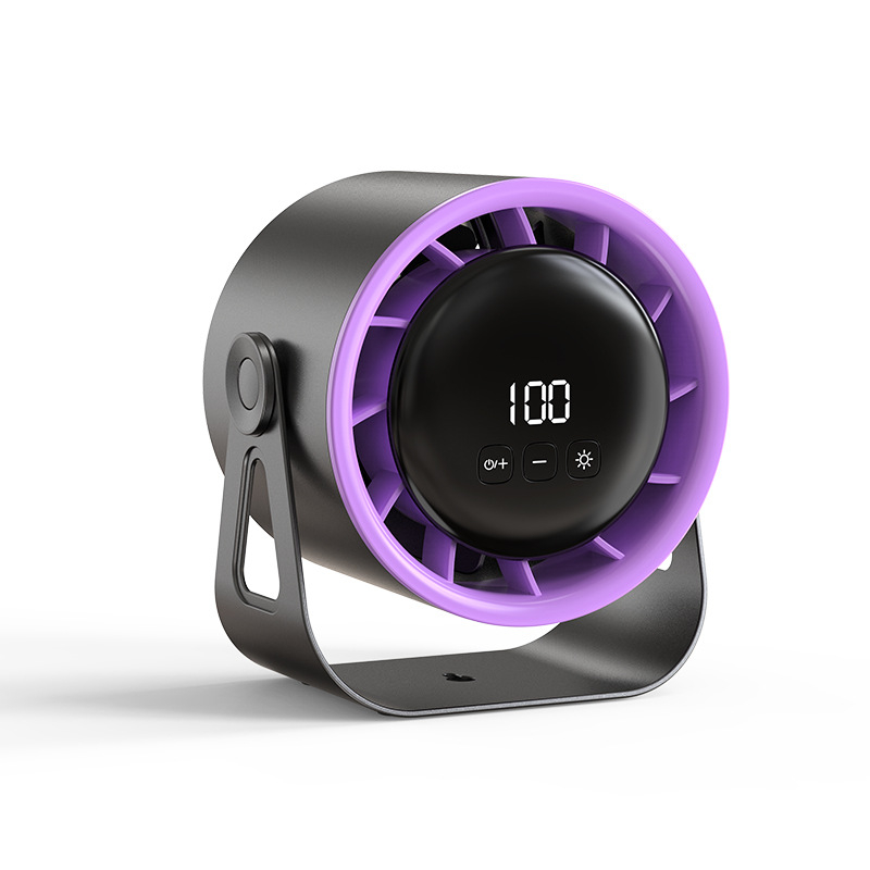 Ventilator s klipsom bez lopatica, bezkartični motor, ugrađena litijska baterija 2000–4000 mAh, 100 razina brzine vjetra, USB priključak