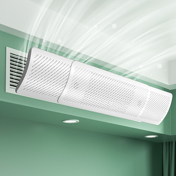 Vēja aizsargs gaisa kondicionierim, sienas stiprinājums, vēja izturīgs, atkārtoti lietojams, vienkāršs stils