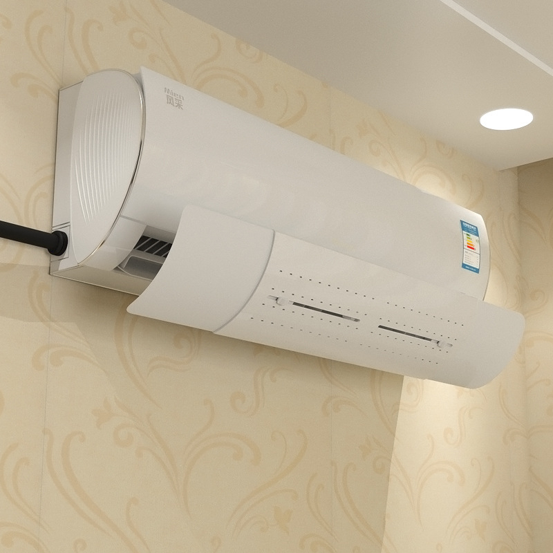 Vēja aizsargs gaisa kondicionierim, sienas stiprinājums, vēja izturīgs, atkārtoti lietojams, vienkāršs stils