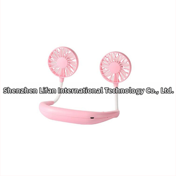 Ανεμιστήρας γύρω από τον λαιμό USB με LED φως, αναδιπλούμενος, με αρωματοθεραπεία, κινητήρας χωρίς ψήκτρες, τρεις ταχύτητες, ενσωματωμένη μπαταρία 1200–2000 mAh