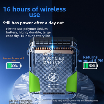 Juosmens ventiliatorius sportui, USB maitinimas, 3 greičiai, triukšmas 36–45 dB, 5V 3W, įmontuota baterija 2000–4000 mAh