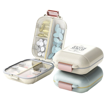 Φορητή επταήμερη θήκη χαπιών με διαχωρισμένα διαμερίσματα, σφραγμένη αποθήκευση, σκόνη-ανθεκτική, πλαστικό