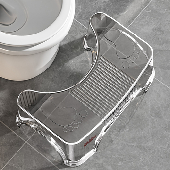 Стъпало за тоалетна, антихлъзгащо, материал: PP/PET, не се сгъва