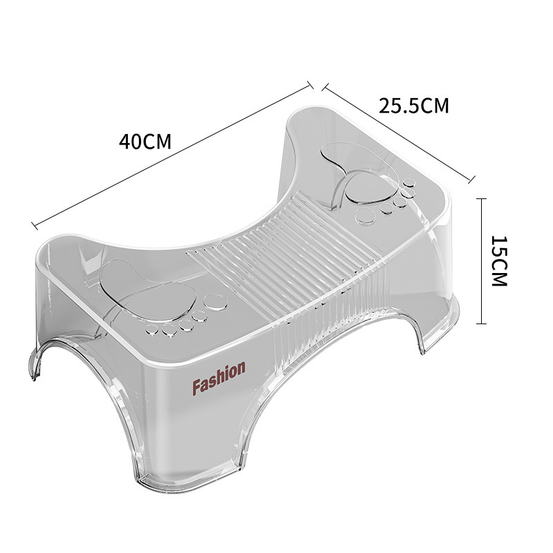 Стъпало за тоалетна, антихлъзгащо, материал: PP/PET, не се сгъва
