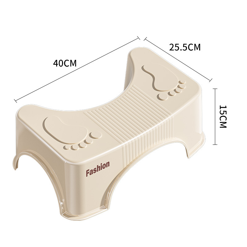 Стъпало за тоалетна, антихлъзгащо, материал: PP/PET, не се сгъва