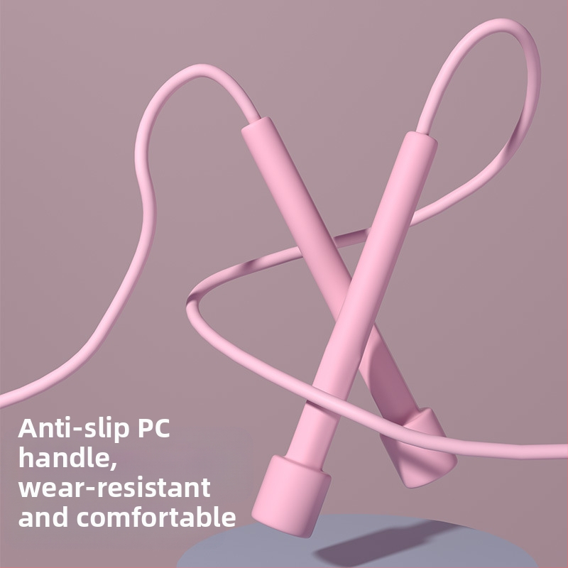 Въже за скачане за деца, PVC, за ученици първи клас и детска градина; подходящо за фитнес и физическо обучение; лицензирано частно етикетиране