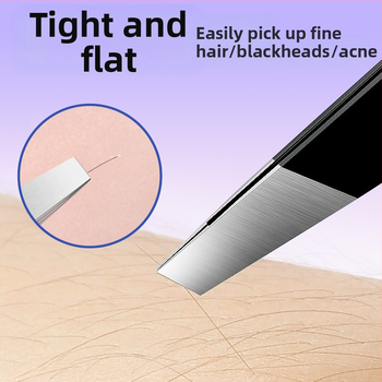 Antakių žnyplės iš nerūdijančiojo plieno — kompaktiškas įrankis, sveria 13,5 g