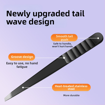 Antakių žnyplės iš nerūdijančiojo plieno — kompaktiškas įrankis, sveria 13,5 g