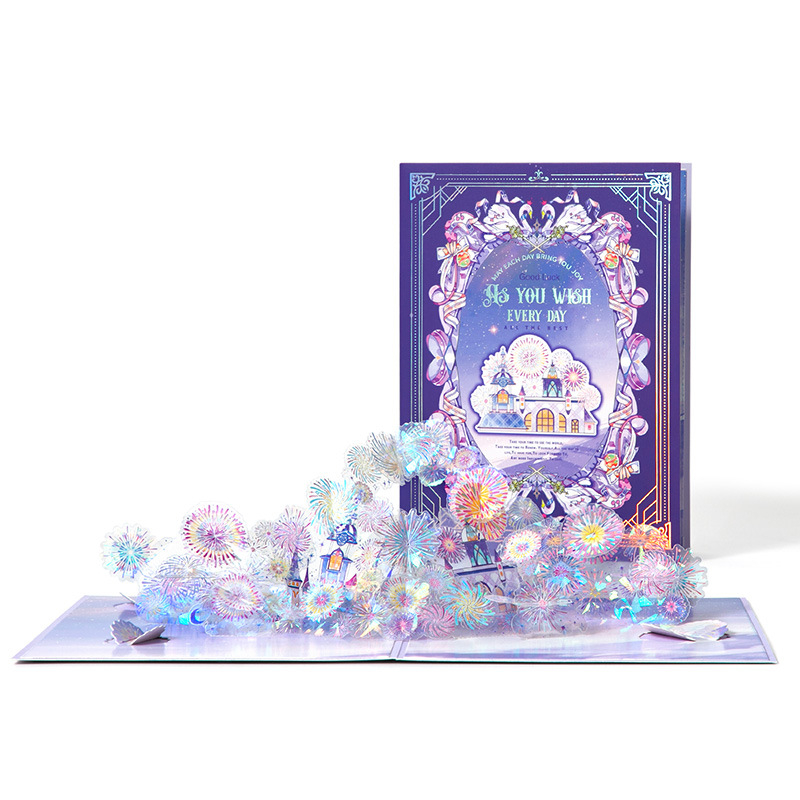 Картичка за Деня на учителя, 3D поп-ъп, ръчна изработка от картон, стил прост и модерен