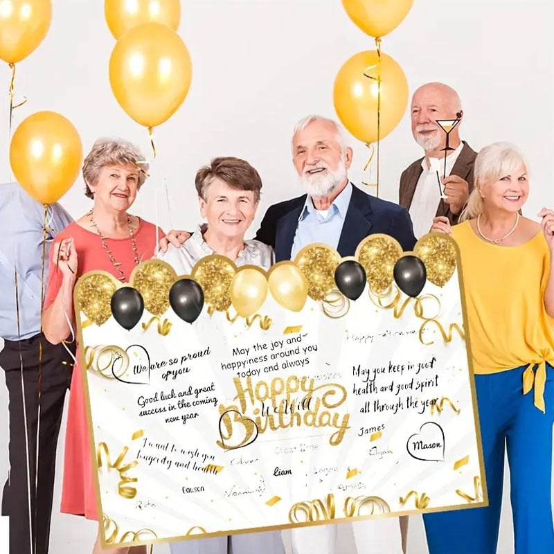 Гигантска поздравителна картичка за рожден ден, хартия, цветно печатане, стил прост и модерен