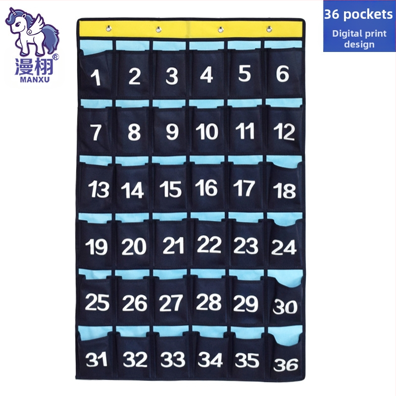 Стенно организатор за съхранение с 16 секции за телефон и вещи; материал: нетъкан текстил; модел MX-0010; мултифункционален