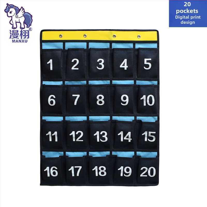 Стенно организатор за съхранение с 16 секции за телефон и вещи; материал: нетъкан текстил; модел MX-0010; мултифункционален