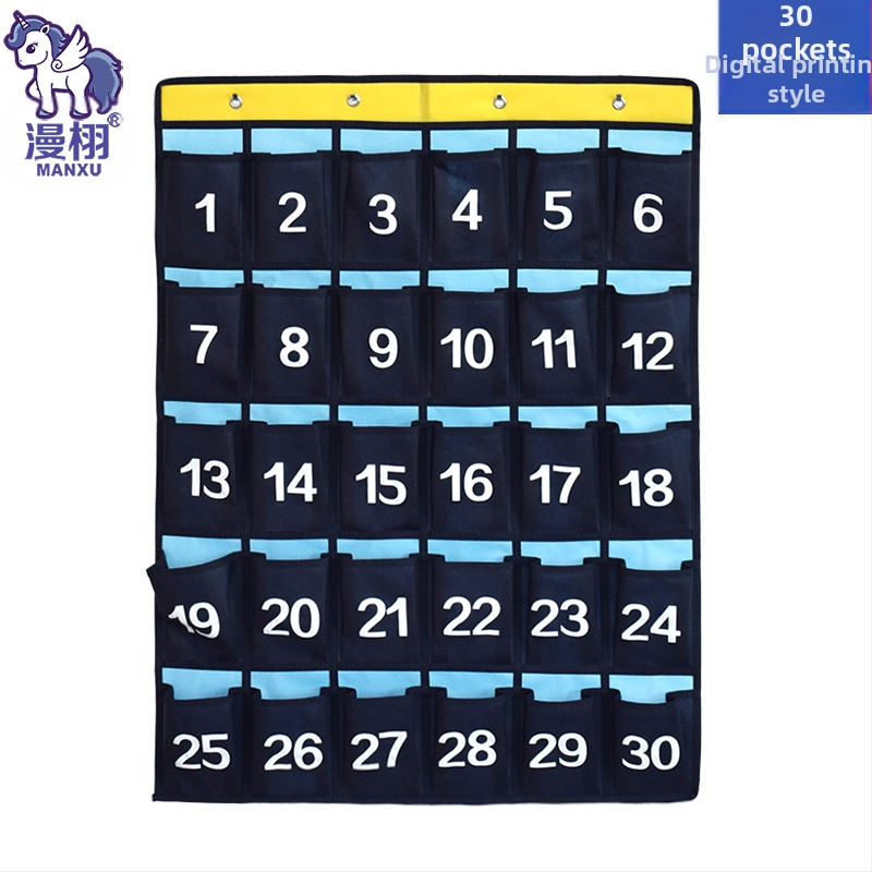 Стенно организатор за съхранение с 16 секции за телефон и вещи; материал: нетъкан текстил; модел MX-0010; мултифункционален