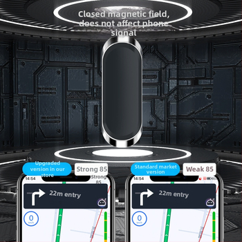 Държач за телефон за автомобил – сплав, 360° въртене, монтаж към въздушен отвор