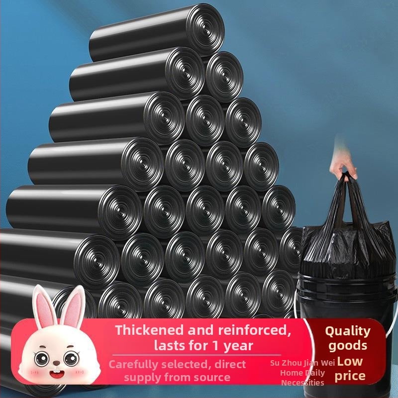 Namų naudojimui skirti storūs PE šiukšlių maišai – nebiodegraduojantys, daugkartiniai