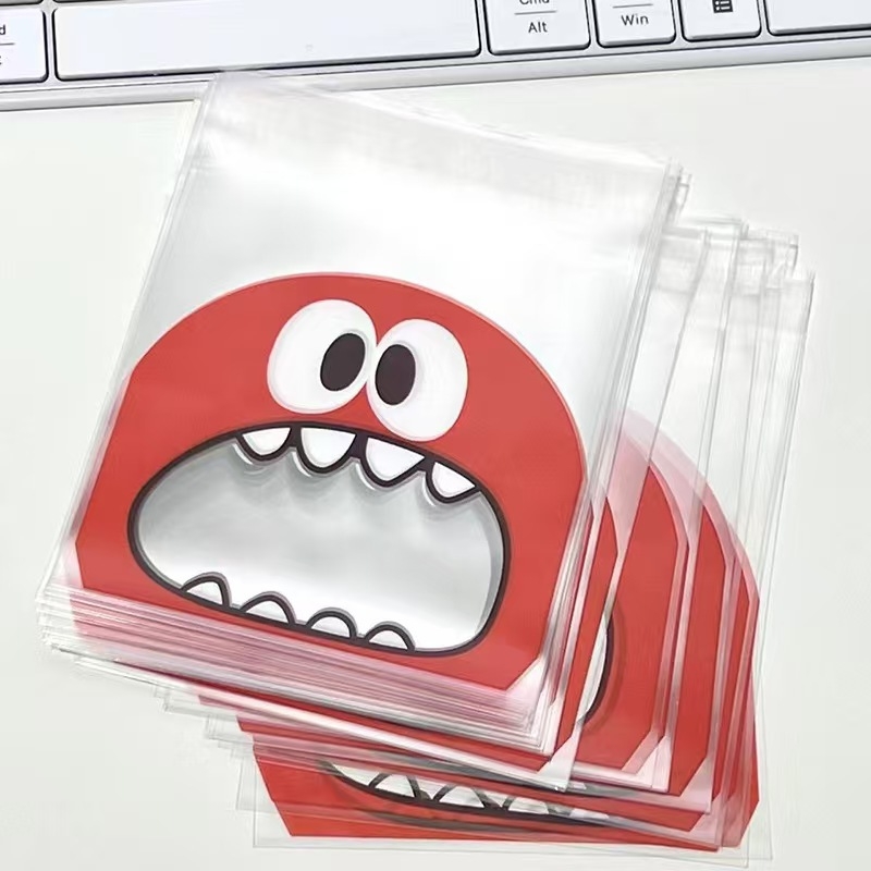 Kangjie OPP plastična samouzatvarajuća vrećica za darovnu ambalažu, pakiranje suhog voća, pečenje i skladištenje; duljina zatvaranja 3 cm