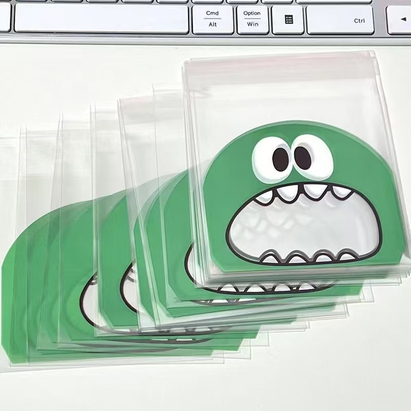 Kangjie OPP plastična samouzatvarajuća vrećica za darovnu ambalažu, pakiranje suhog voća, pečenje i skladištenje; duljina zatvaranja 3 cm