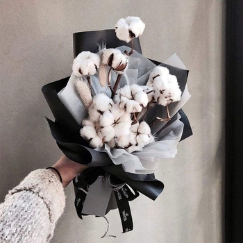 Juodas Kraft popieriaus ritinėlis dovanoms - rankų darbo meno popierius gėlėms (Medžiaga: Oda; Pakuotė: Kita; Prekė: Kita)