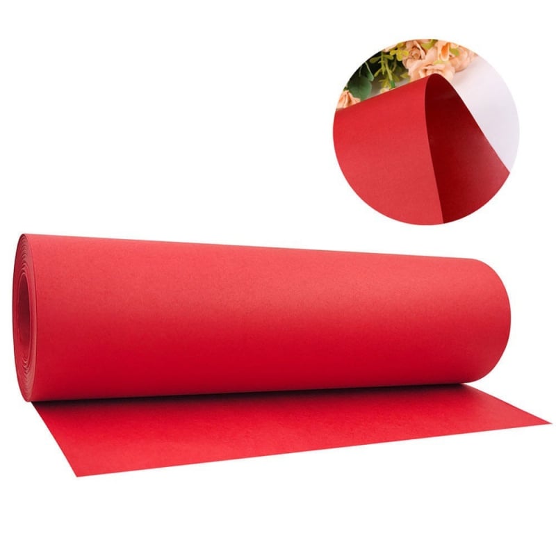 Juodas Kraft popieriaus ritinėlis dovanoms - rankų darbo meno popierius gėlėms (Medžiaga: Oda; Pakuotė: Kita; Prekė: Kita)