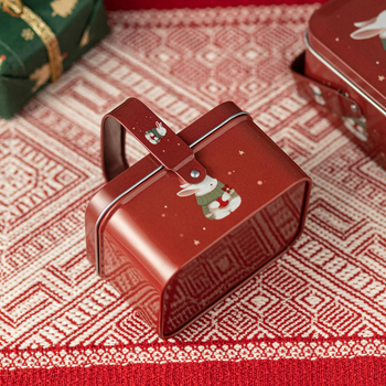 Kutija za skladištenje figura, tinplate, kapacitet 2L, model 201223006, stil nacionalnog trenda