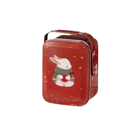 Kutija za skladištenje figura, tinplate, kapacitet 2L, model 201223006, stil nacionalnog trenda