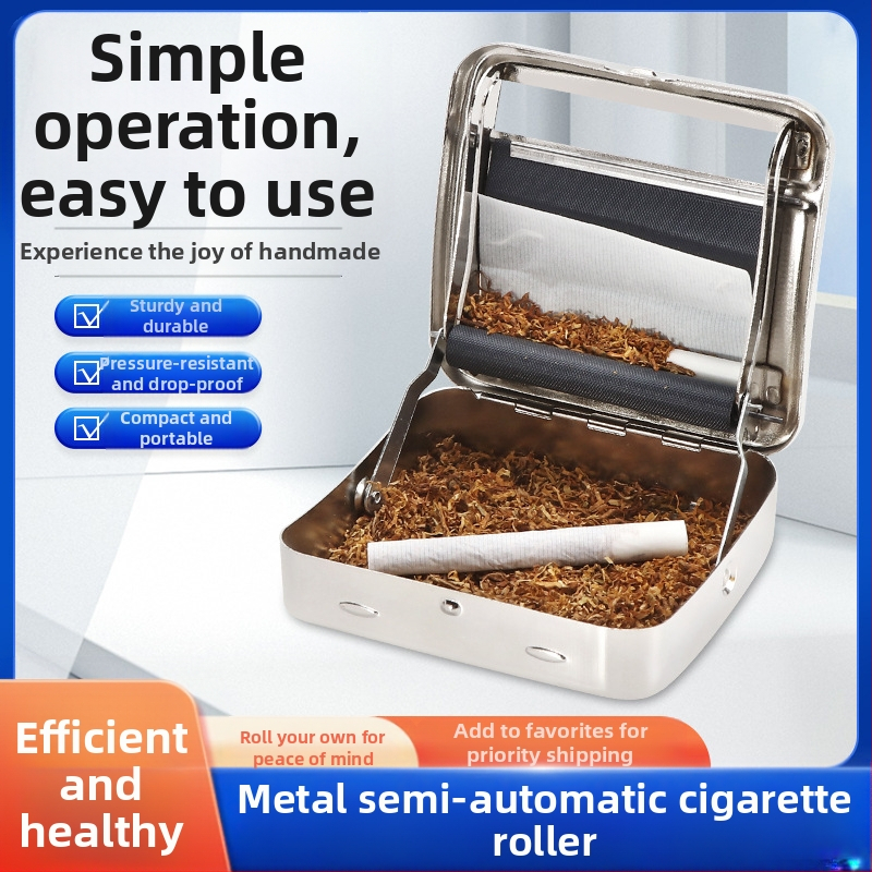 Rokas cigarešu vērējmašīna, pusautomatiskā regulējama, pārnēsājama, pielāgojama