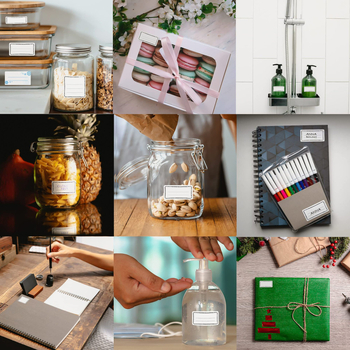 Oke uzlīme etiķete džemu burciņām un saldētavas konteineriem – viegli noņemama, ūdensdroša, bez atlikumiem; sintētiskais papīrs, 85°C izturība, pielāgojama