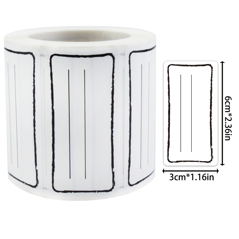 Oke uzlīme etiķete džemu burciņām un saldētavas konteineriem – viegli noņemama, ūdensdroša, bez atlikumiem; sintētiskais papīrs, 85°C izturība, pielāgojama