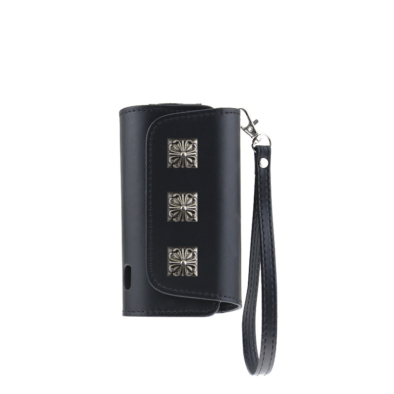 Ādas aizsargkaste ar uzglabāšanas nodalījumu, viegls luksusa dizains