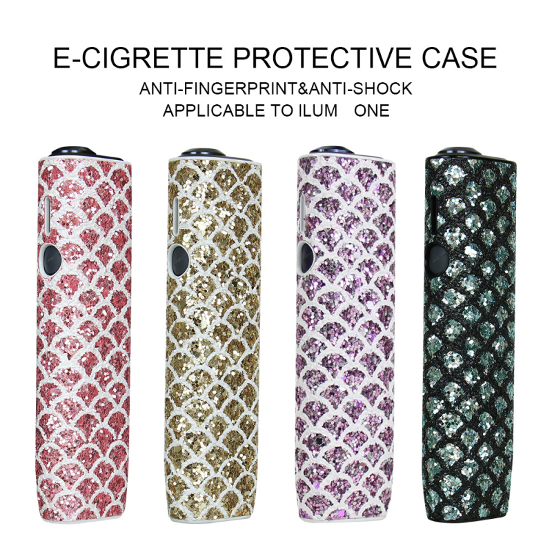 Ādas aizsargkorpuss IQO Ilumaone/I One apkures bezdūmu ierīcei – PU+PC, drukāts zīmogs/logotips, pielāgošana, mūsdienīgs minimālistisks stils