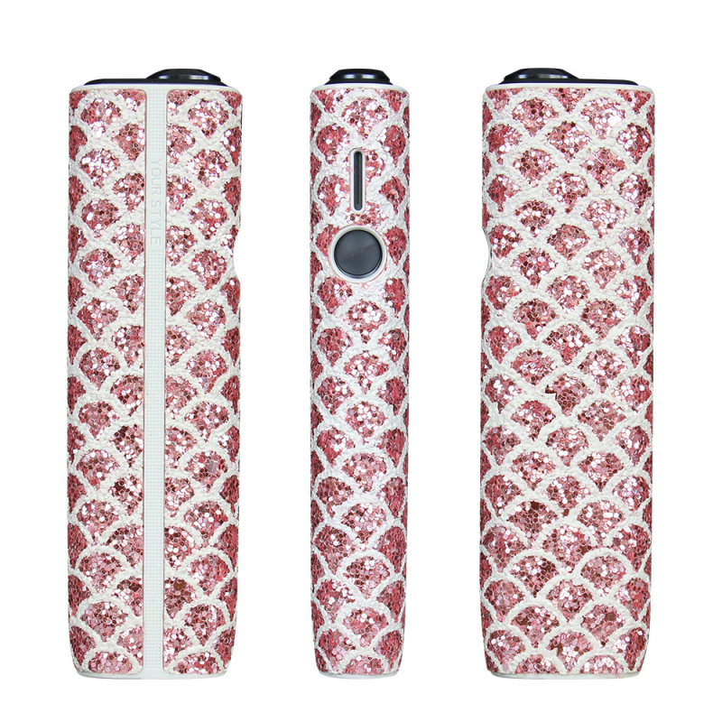 Ādas aizsargkorpuss IQO Ilumaone/I One apkures bezdūmu ierīcei – PU+PC, drukāts zīmogs/logotips, pielāgošana, mūsdienīgs minimālistisks stils