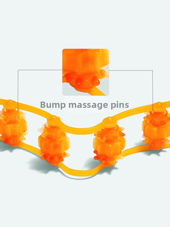 Масажор за гръб с гумен валик – Pass Qi, 100 g, опаковка 160 бр., 2 реда, кръгъл 12