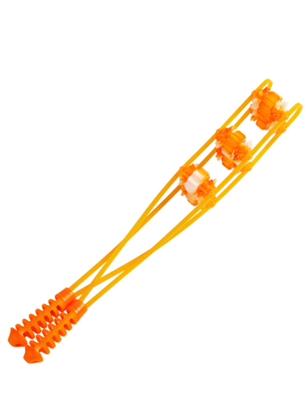 Háti masszírozó gumis rollerrel – Pass Qi, 100 g, csomagolás 160 db, 2 sor, kör 12